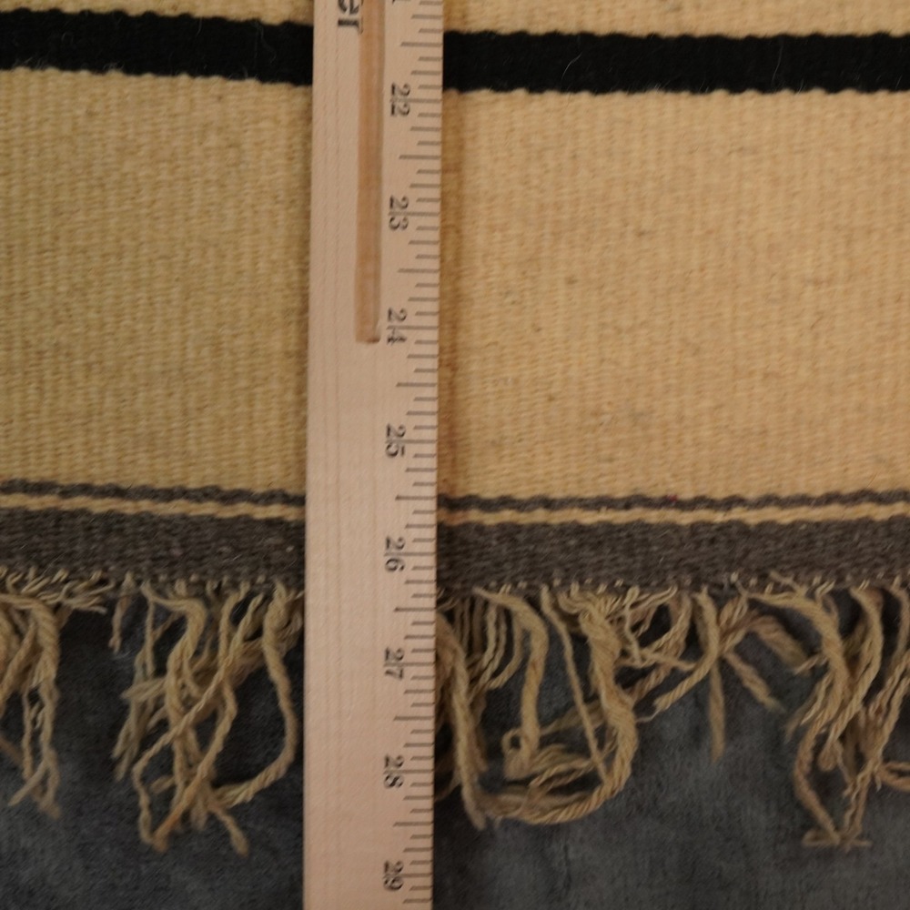 VTG Zapotec Oaxaca Handwoven Wool Gabán Vest Aztec Warrior Greca Band Starburst - Picture 10 of 14